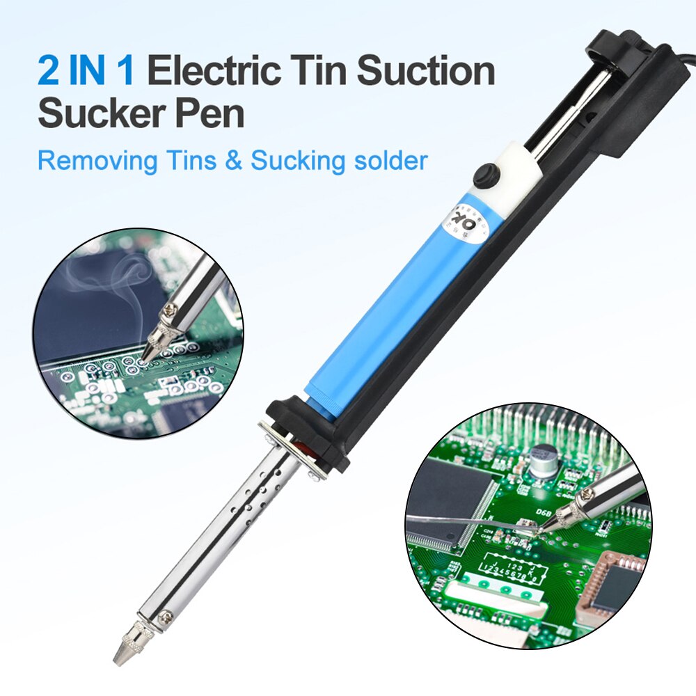 AC 220V elektrikli sökme makin - Desoldering Pump Electric Vacuum Station incelemesi ve fiyatı